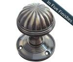 Fluted Mortice Knob